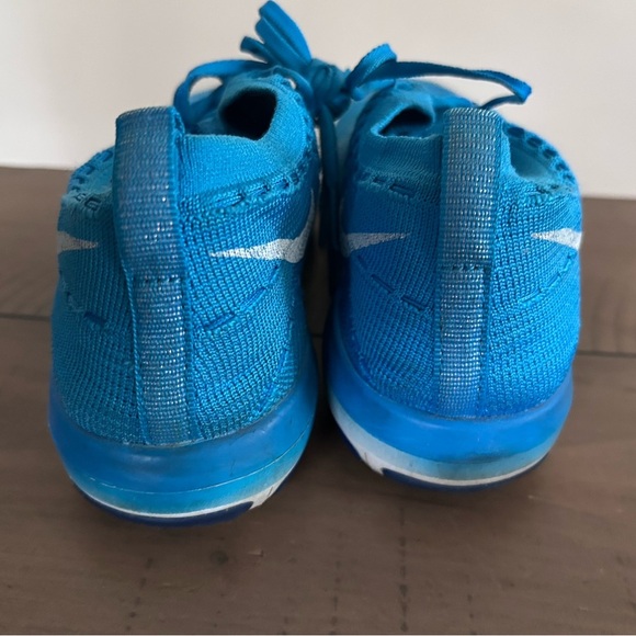 Nike Women’s Free Transform Flyknit Blue Running Shoes - Size 8 - Picture 4 of 7